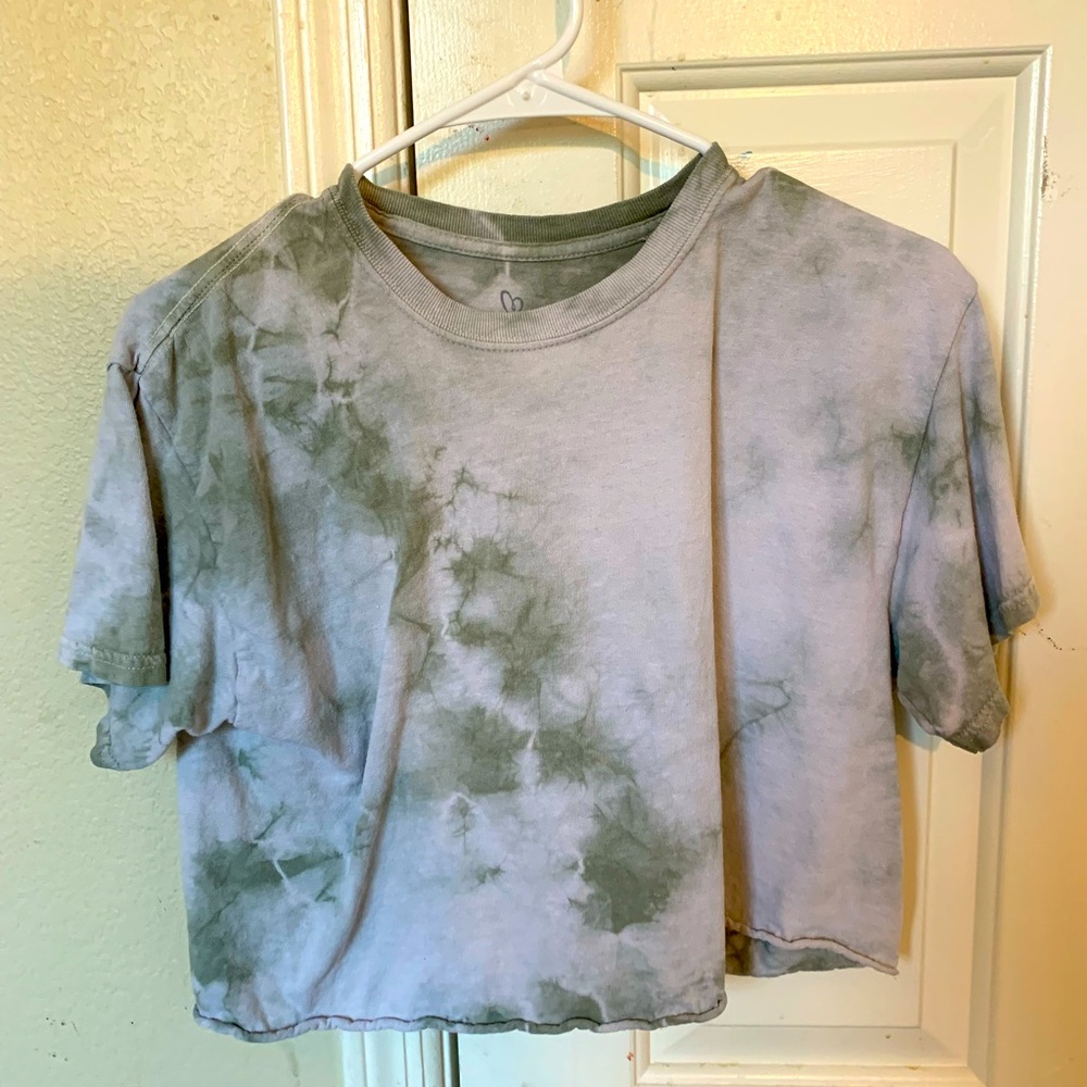 Tie dye boxy crop top from Tillys